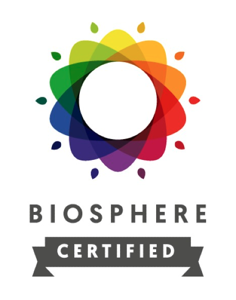 Biosphere certified